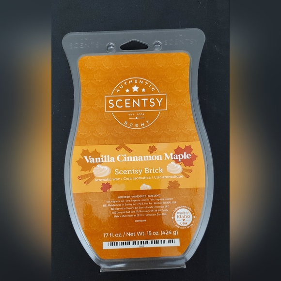 Scentsy Other - Scentsy Vanilla Cinnamon Maple Brick wax